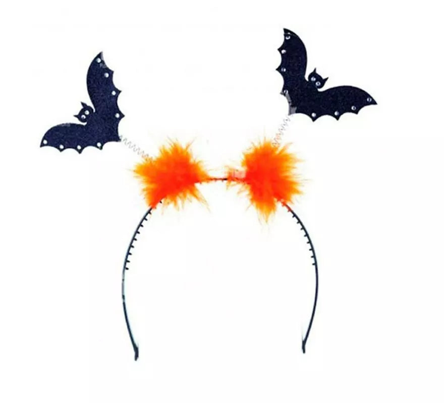 Translation missing: es.Diadema de Murciélagos negros volando