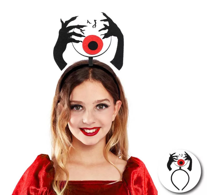 Translation missing: es.Diadema de Ojo Sangriento rojo con manos infantil