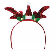 Diadema de Papá Noel Lentejuelas