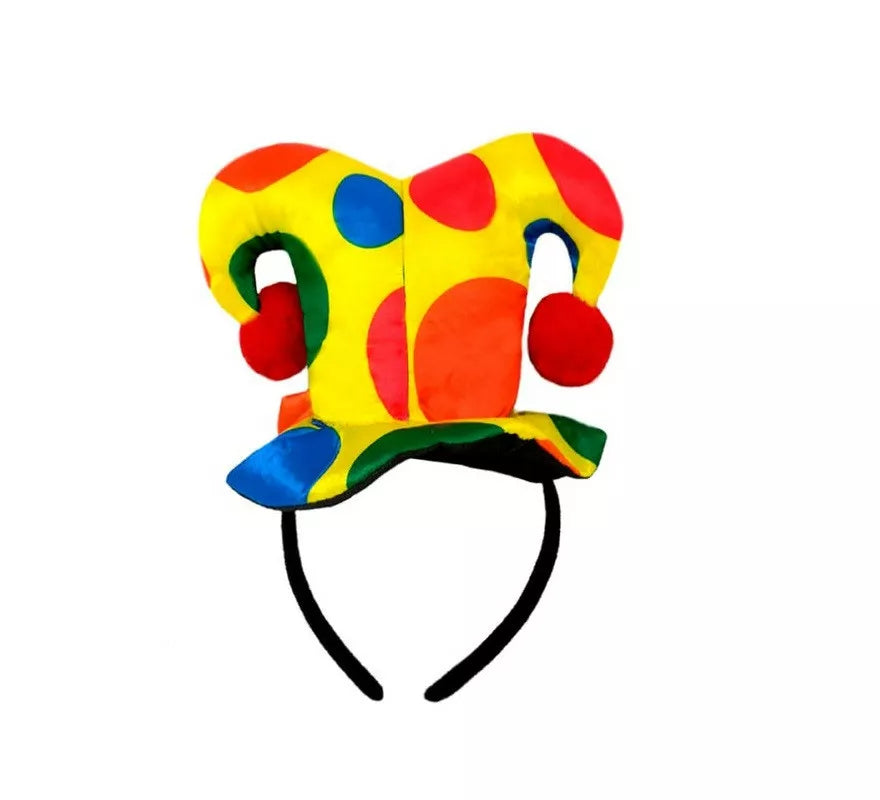 Translation missing: es.Diadema de Payaso con sombrero multicolor