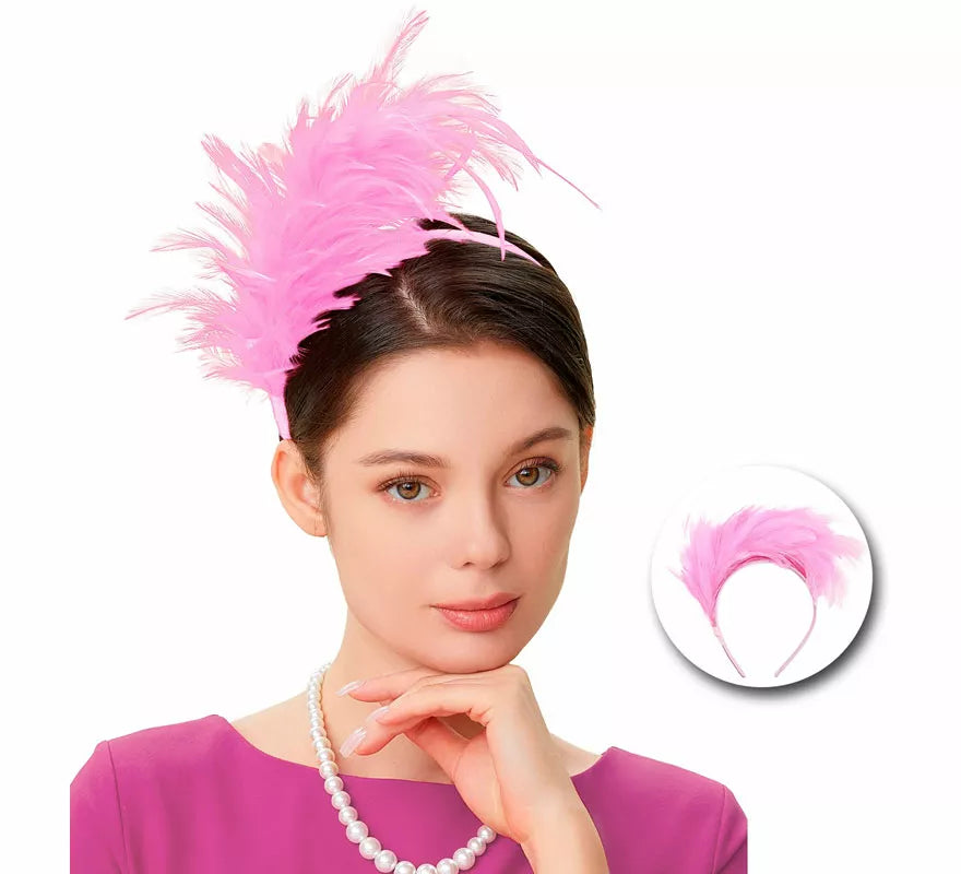 Translation missing: es.Diadema de Plumas Años 20 en varios colores