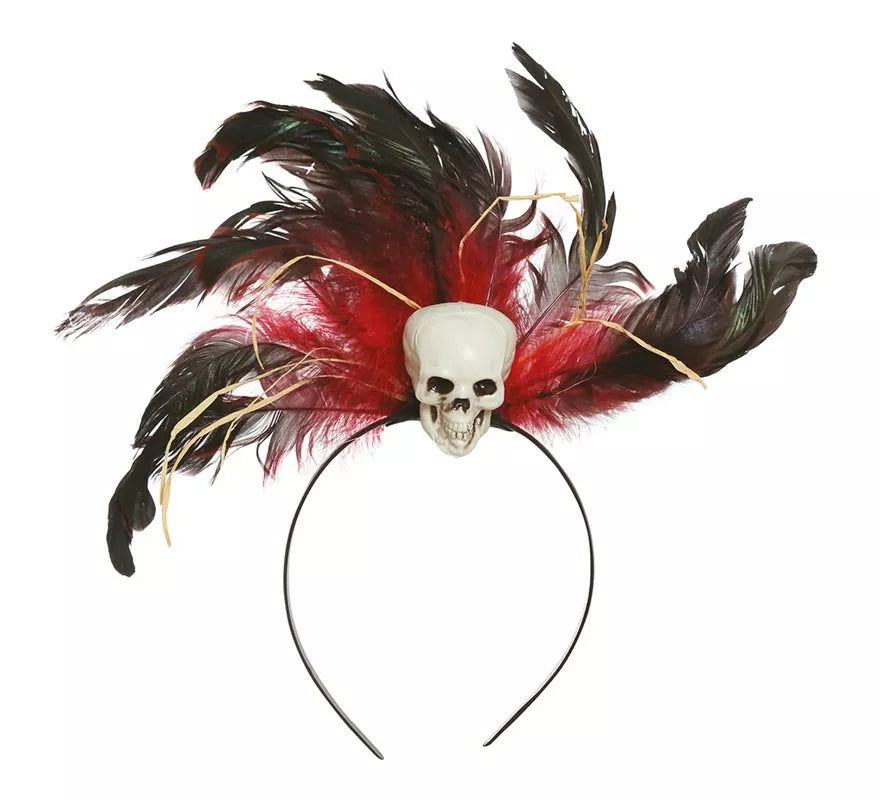 Translation missing: es.Diadema de Plumas con Calavera