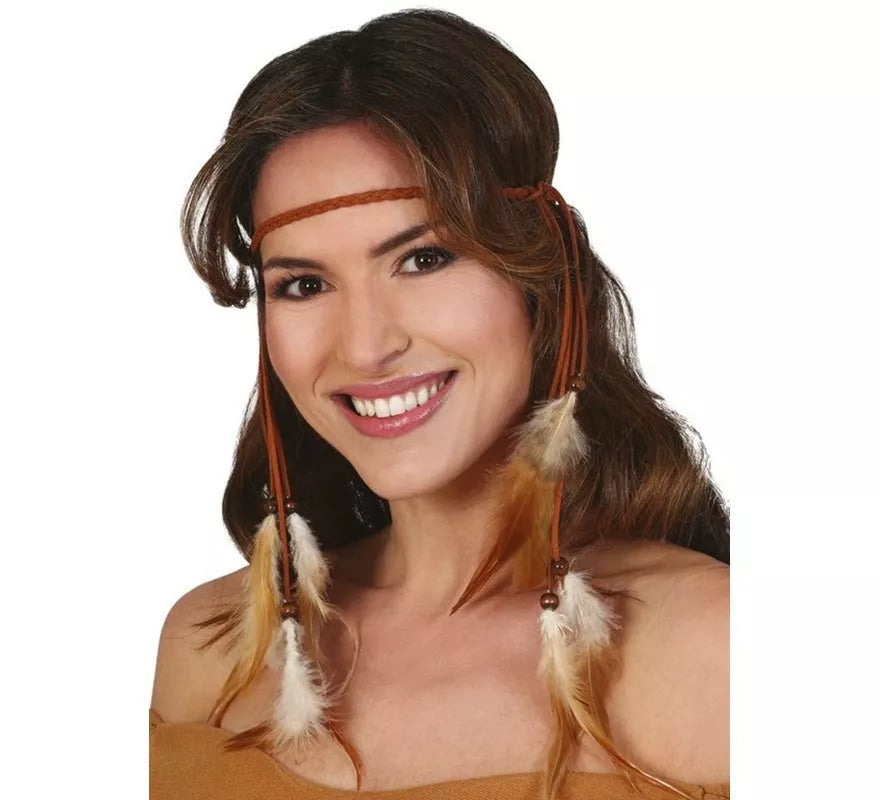 Translation missing: es.Diadema de Plumas de India Colgantes