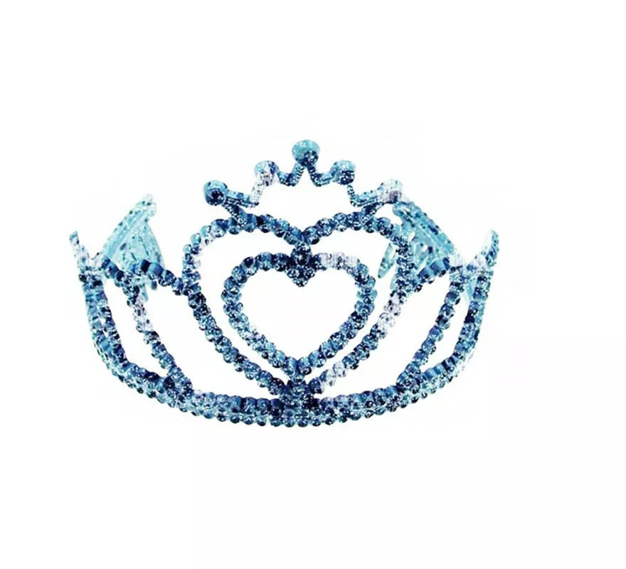 Translation missing: es.Diadema de Princesa Corazón azul marino