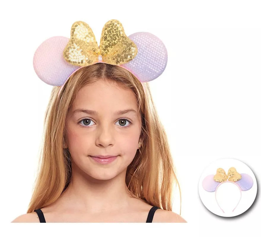 Translation missing: es.Diadema de Ratoncita Degradado con corazones