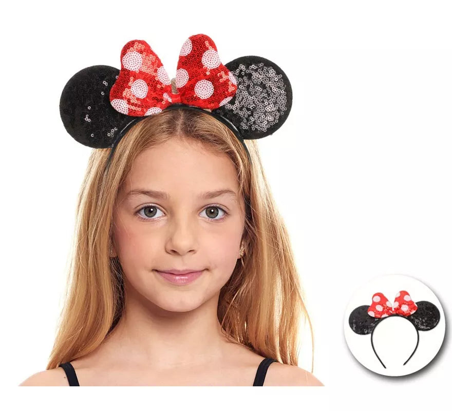 Translation missing: es.Diadema de Ratoncita famosa con lentejuelas