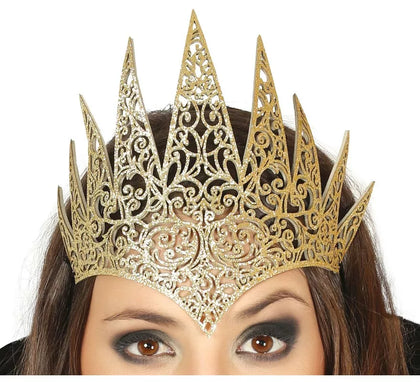 Diadema de Reina Malvada Dorada