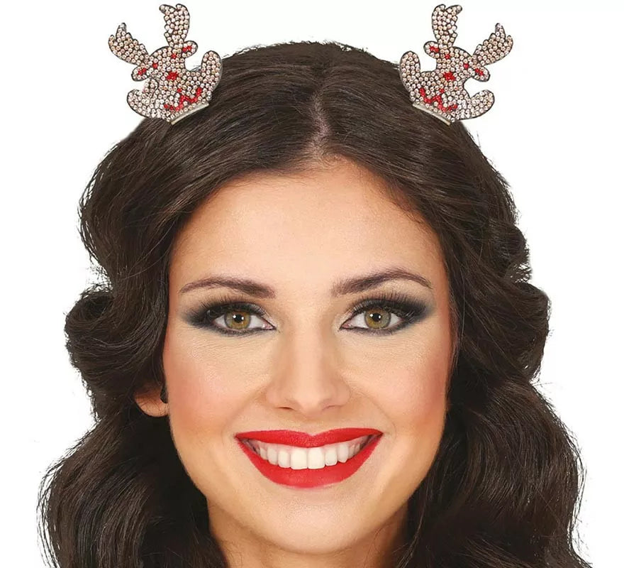 Diadema de Reno sentados brillante