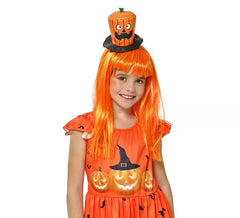 Diadema de Sombrerito Calabaza infantil