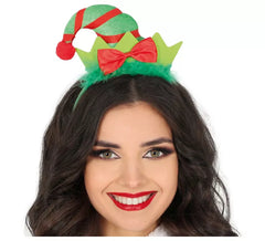 Diadema Gorrito Elfo con Lazo