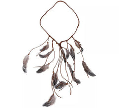 Diadema India con plumas de 23 Cm de diámetro
