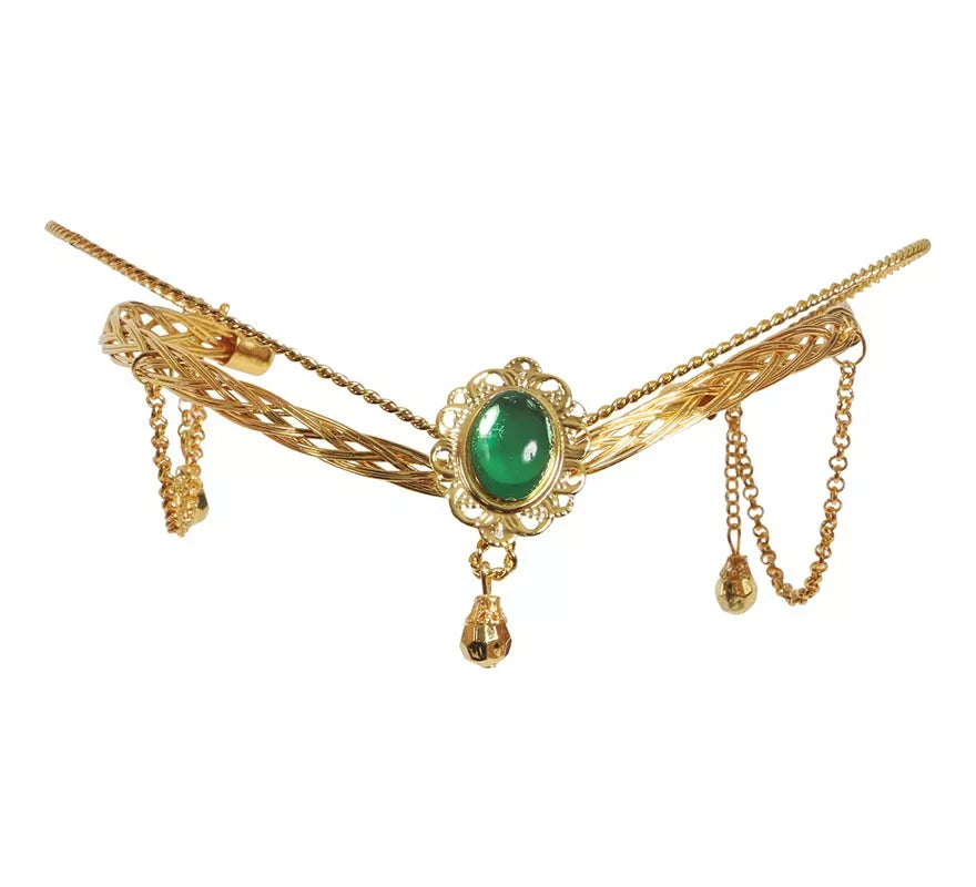 Translation missing: es.Diadema Medieval Metálica Oro