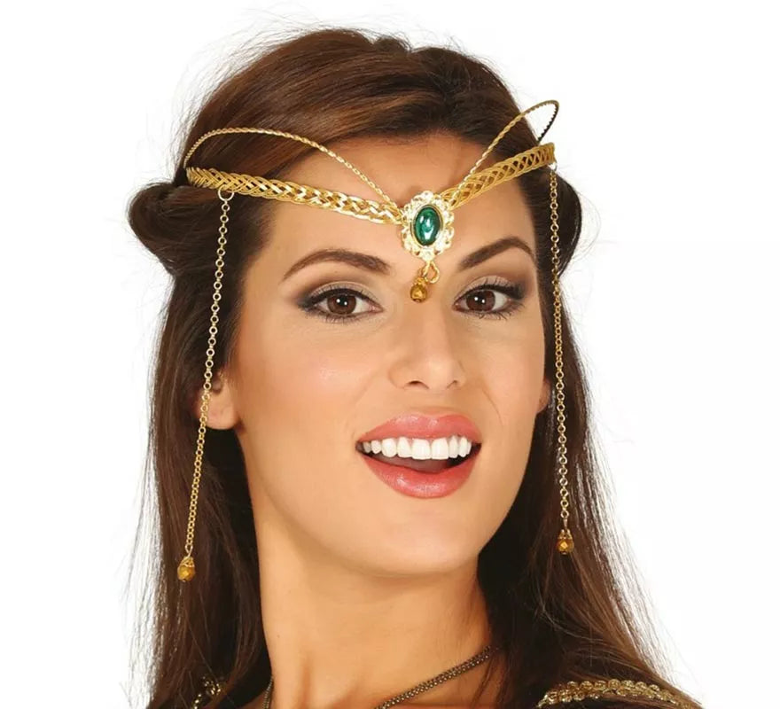 Translation missing: es.Diadema Medieval Metálica Oro
