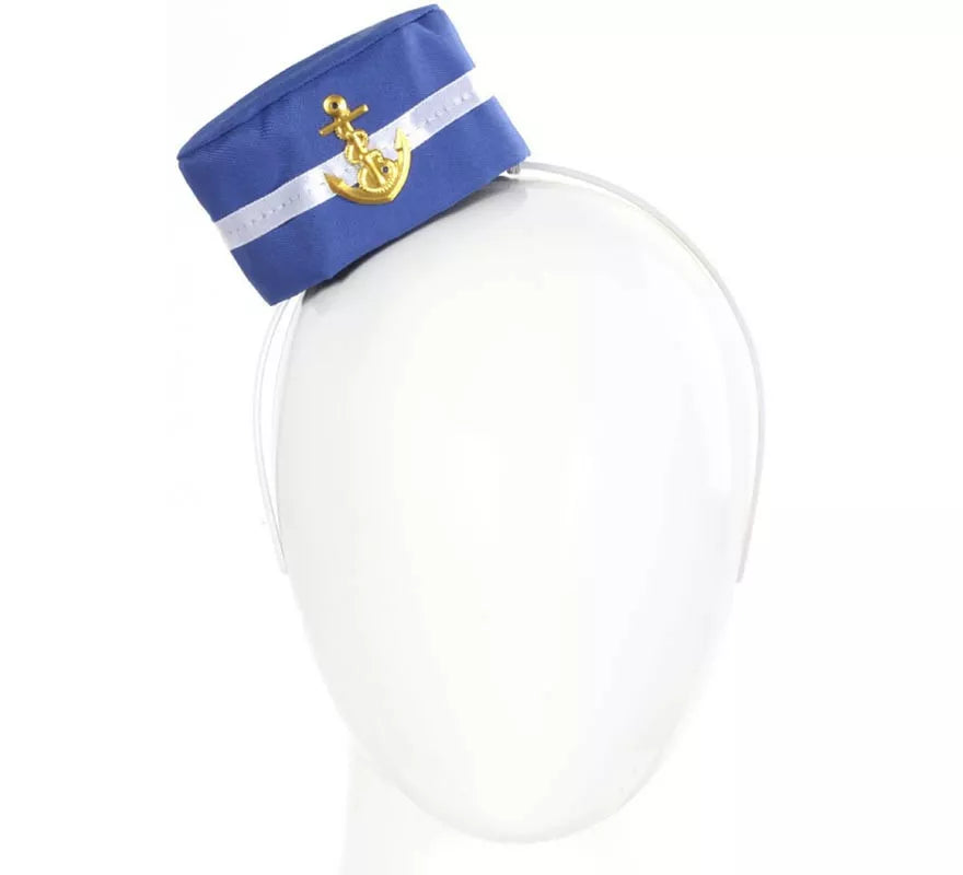 Translation missing: es.Diadema Mini Gorra Marine azul