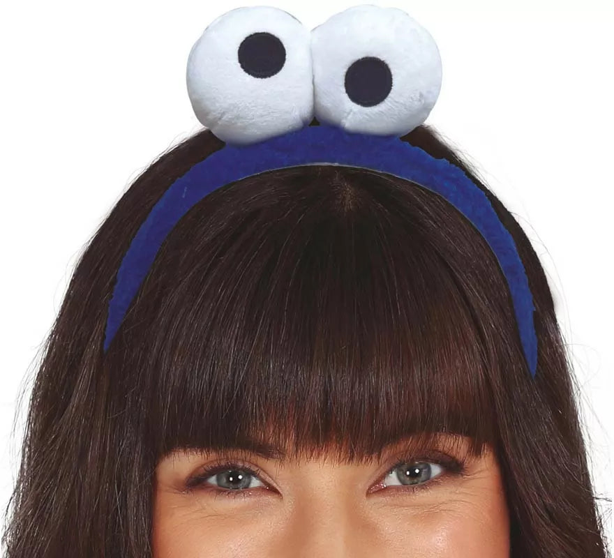 Translation missing: es.Diadema Monstruo Azul con Plumas