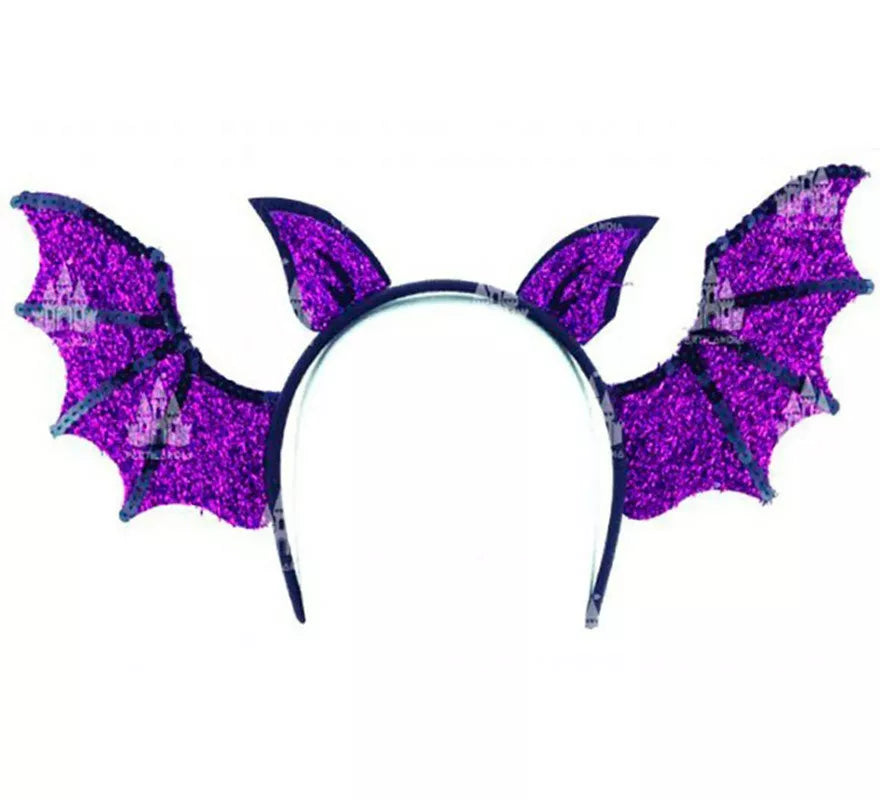 Translation missing: es.Diadema Murciélagos Lila