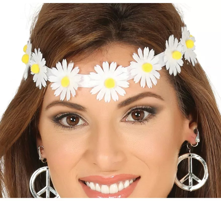 Translation missing: es.Diadema o Cinta con Flores Blancas