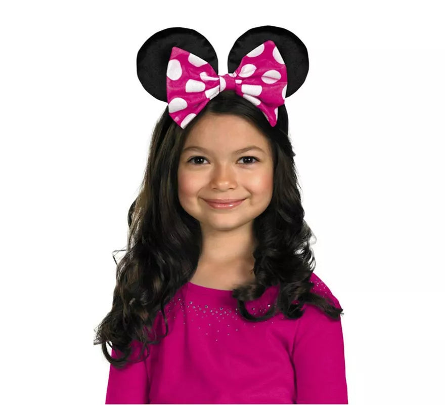 Translation missing: es.Diadema Orejas de Minnie Disney con lazo reversible infantil
