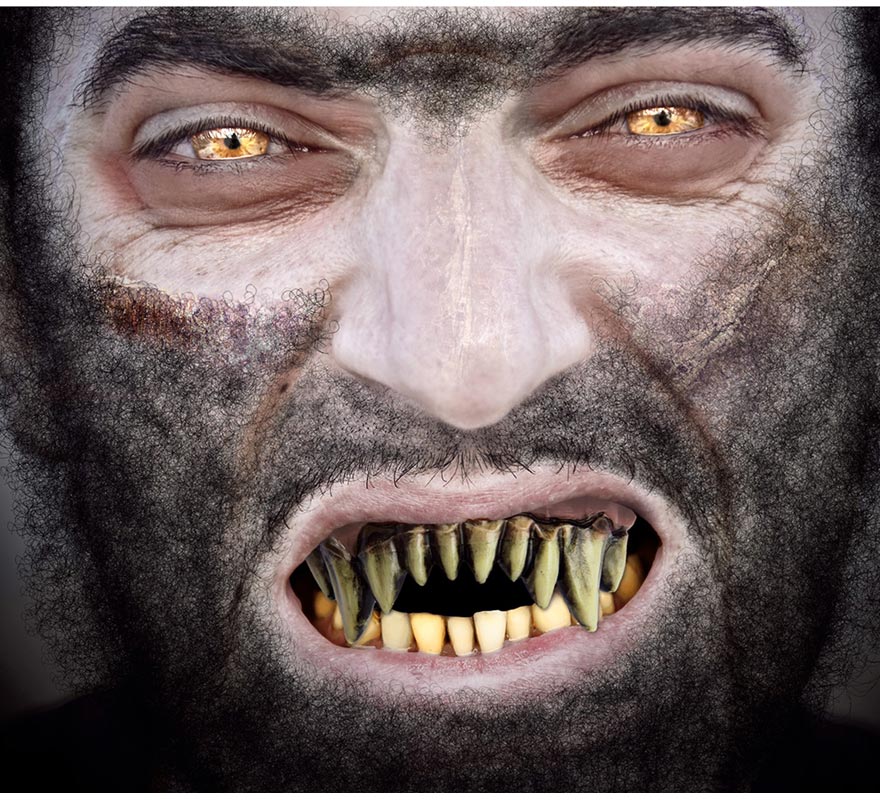 Translation missing: es.Dientes Monstruo Zombie para Halloween