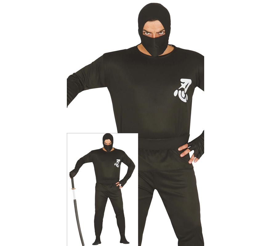 Translation missing: es.Disfraz barato de Ninja para hombre