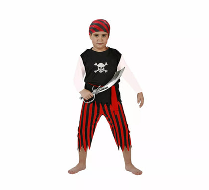 Disfraz barato de Pirata para niños de 5 a 6 años