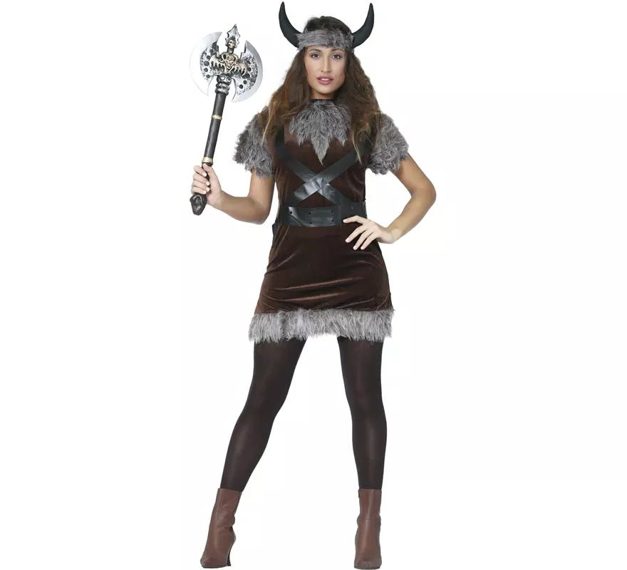 Translation missing: es.Disfraz barato de Vikinga mujer