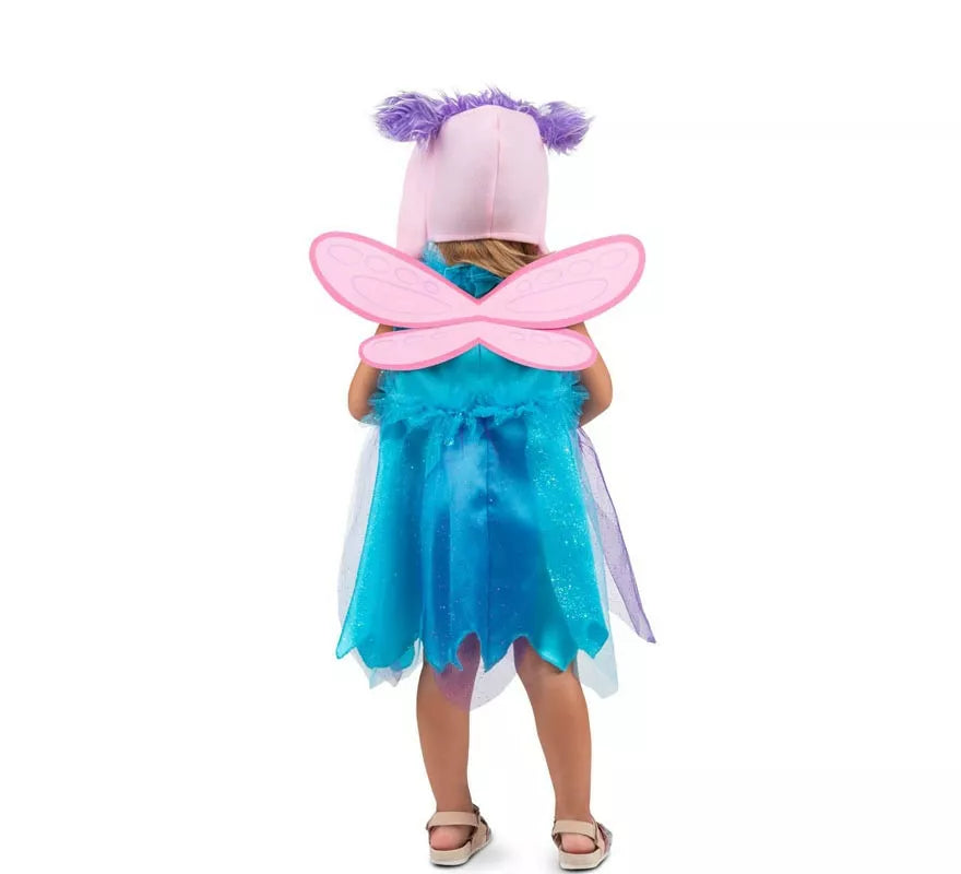Translation missing: es.Disfraz de Abby Surprise azul con sombrero para bebé y niña