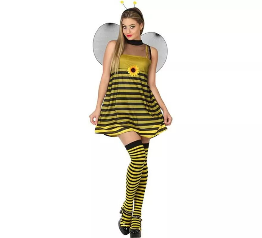 Disfraz de Abeja con Flor para mujer