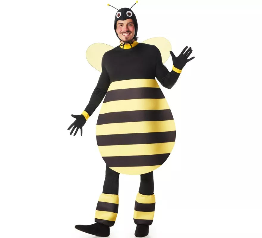 Translation missing: es.Disfraz de Abeja Rechoncha con Alas para hombre