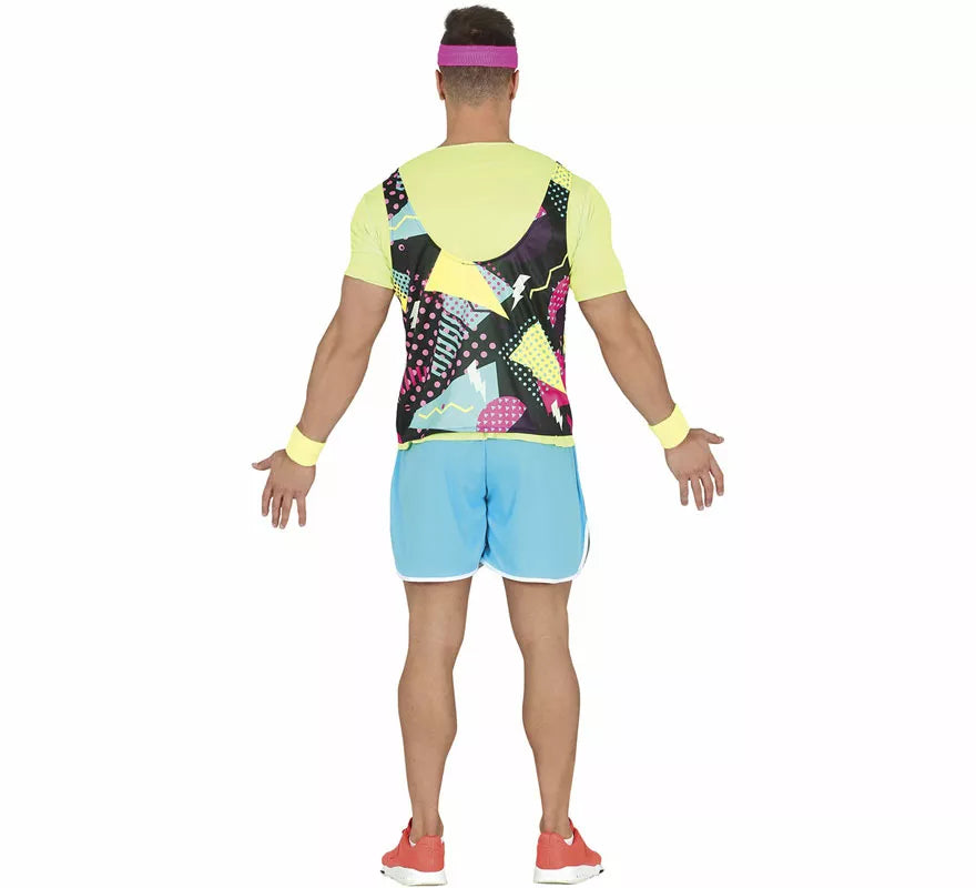 Translation missing: es.Disfraz de Aerobic de los 80' para hombre