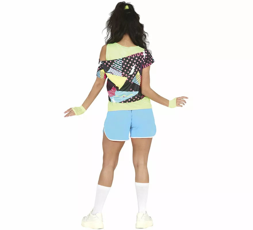 Translation missing: es.Disfraz de Aerobic de los 80' para mujer