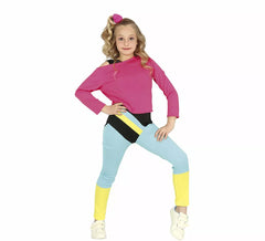 Disfraz de Aerobic de los 80' para niña