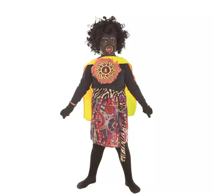 Disfraz de Africano Selva para niño