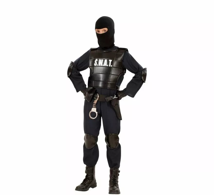 Translation missing: es.Disfraz de Agente Policía SWAT para niño