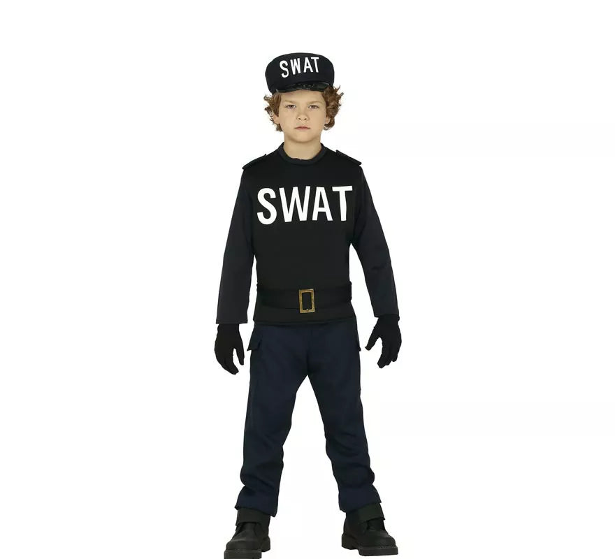 Translation missing: es.Disfraz de Agente Swat para niño