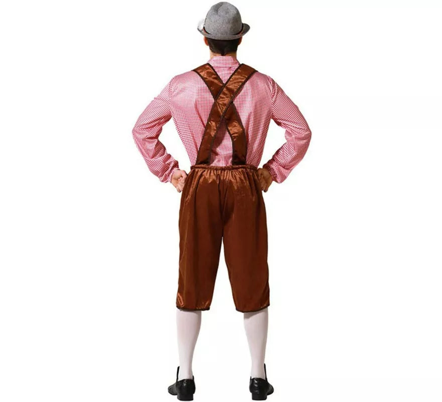 Translation missing: es.Disfraz de Alemán Tradicional Marrón para hombre