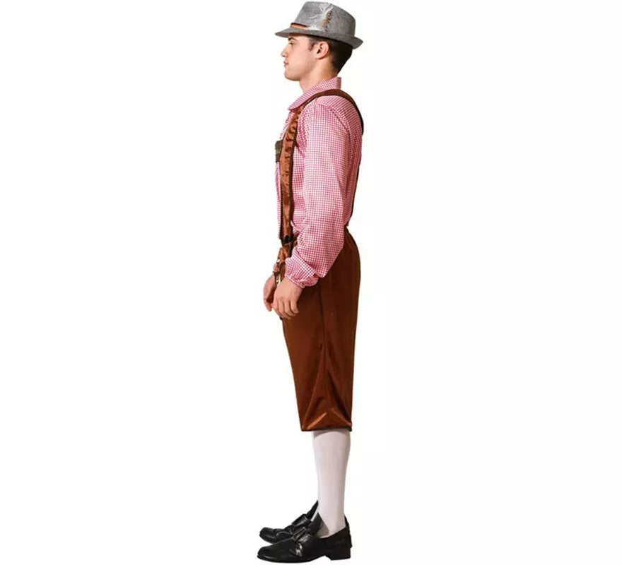 Translation missing: es.Disfraz de Alemán Tradicional Marrón para hombre