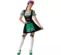 Disfraz de Alemana Tradicional negro para mujer