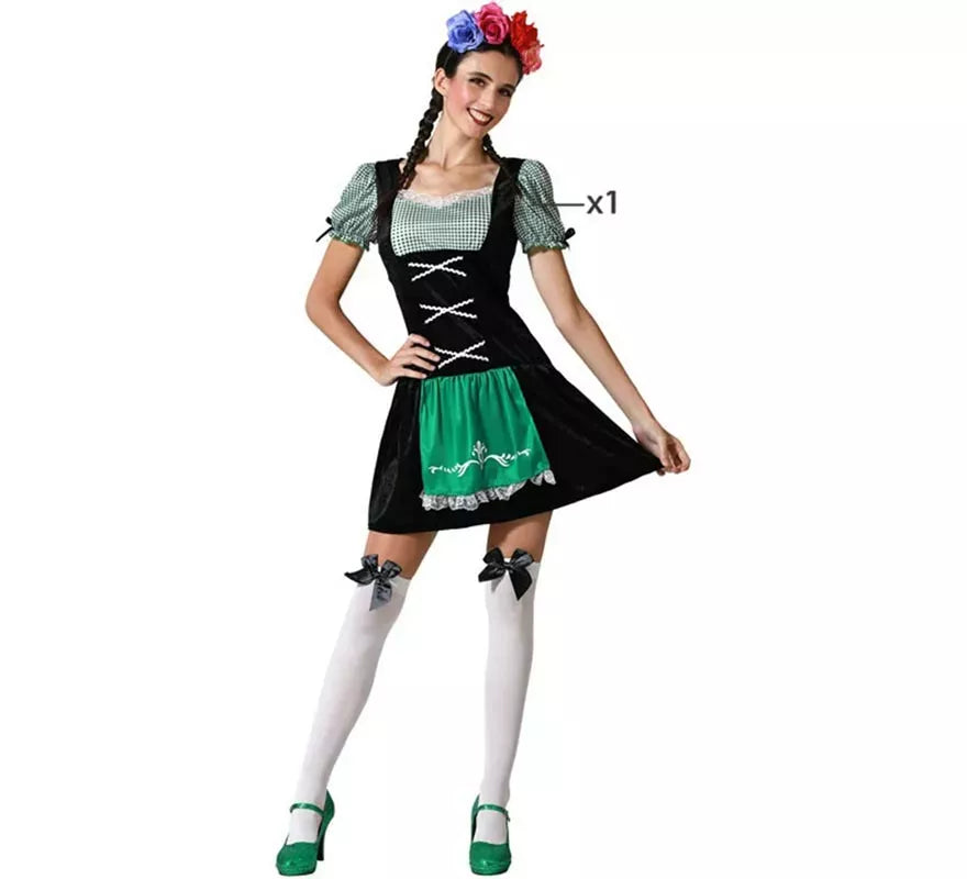 Translation missing: es.Disfraz de Alemana Tradicional negro para mujer