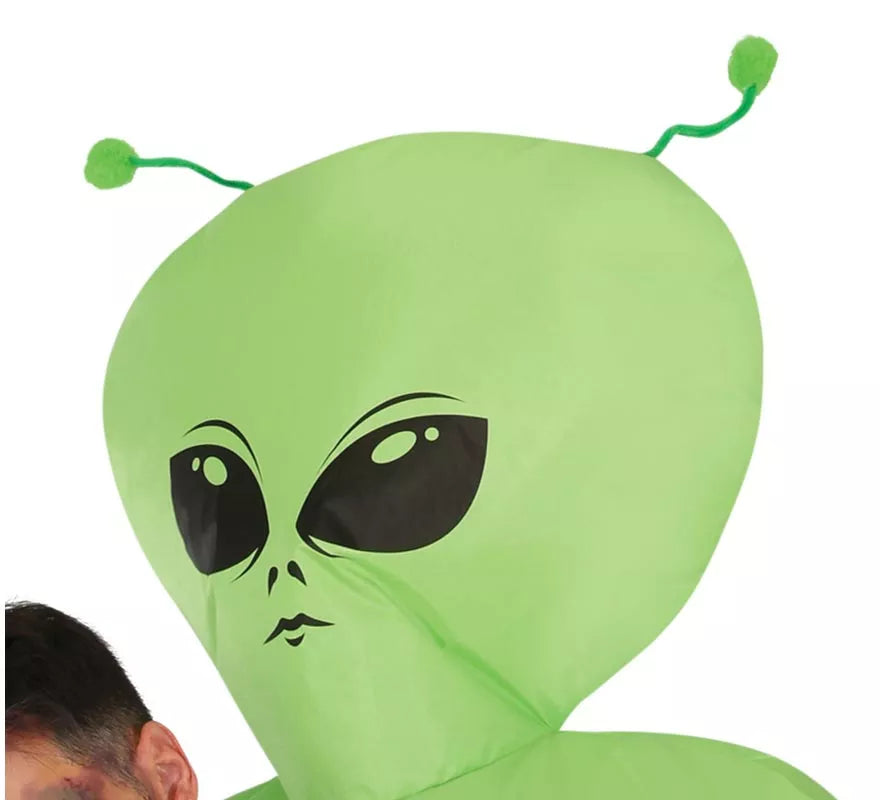 Translation missing: es.Disfraz de Alien verde hinchable o inflable para hombre