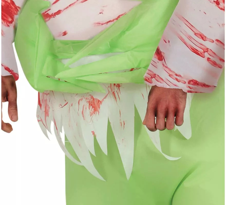 Translation missing: es.Disfraz de Alien verde hinchable o inflable para hombre