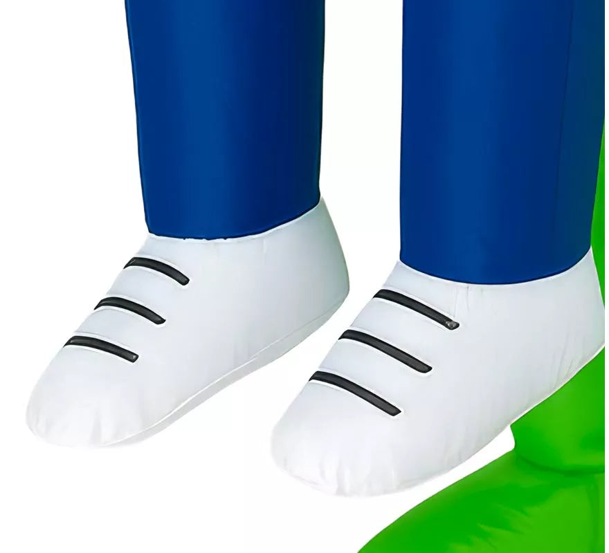 Disfraz de Alíen verde Hinchable para hombre