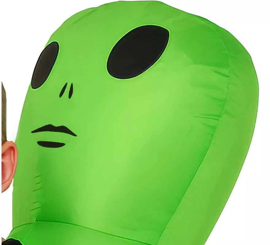 Disfraz de Alíen verde Hinchable para niño