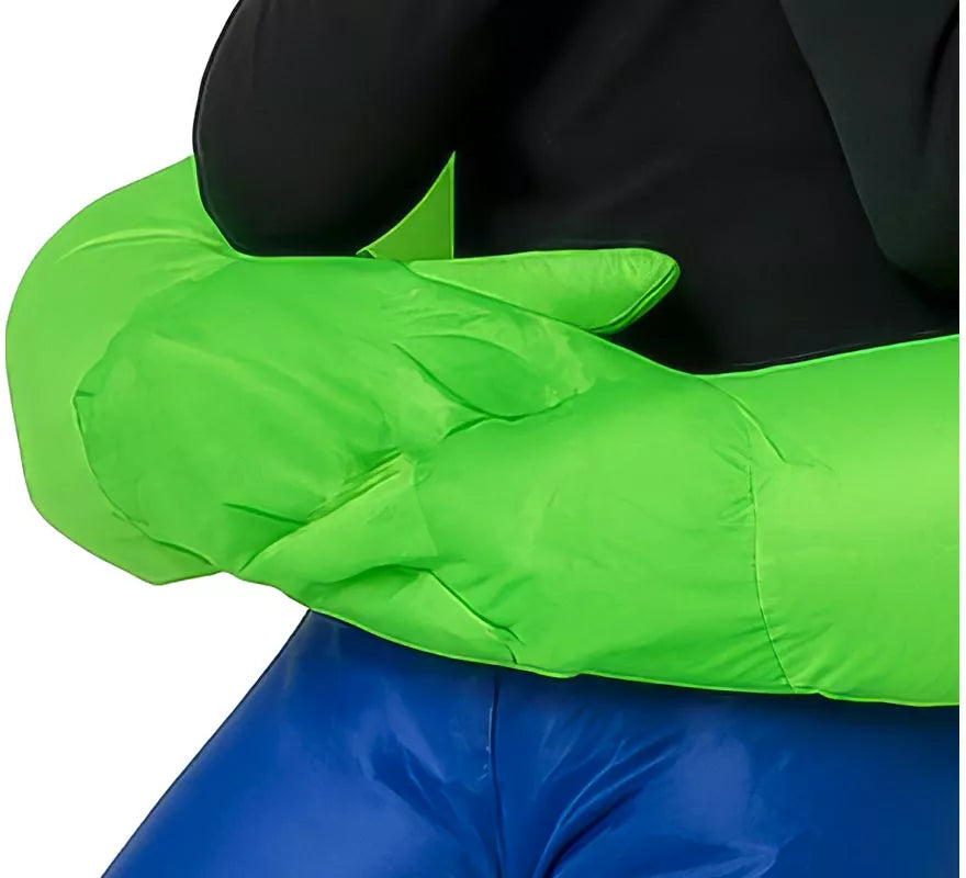 Translation missing: es.Disfraz de Alíen verde Hinchable para niño