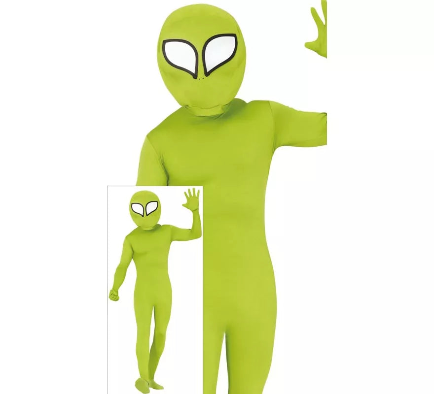 Translation missing: es.Disfraz de Alien verde para hombre