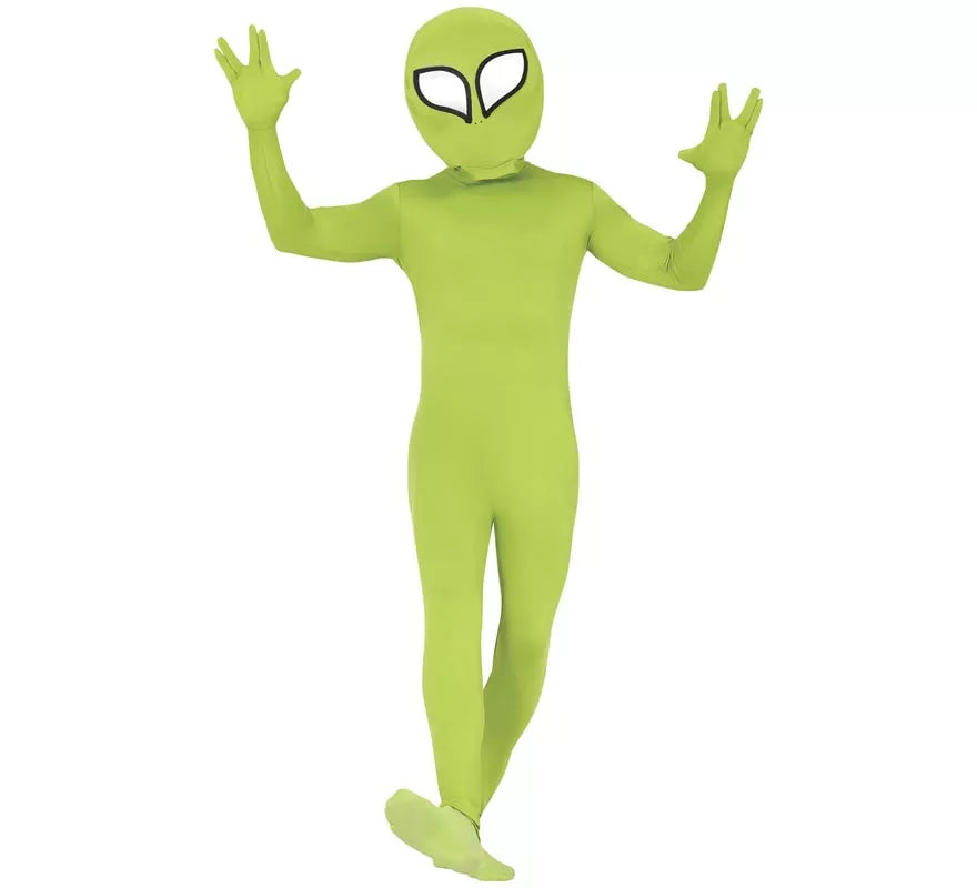 Translation missing: es.Disfraz de Alien verde para hombre