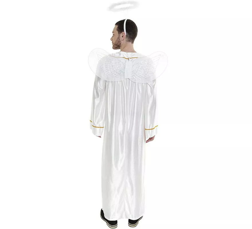 Translation missing: es.Disfraz de Ángel con Alas y Halo para hombre