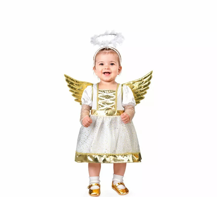 Translation missing: es.Disfraz de Ángel con Diadema y Alas para bebé