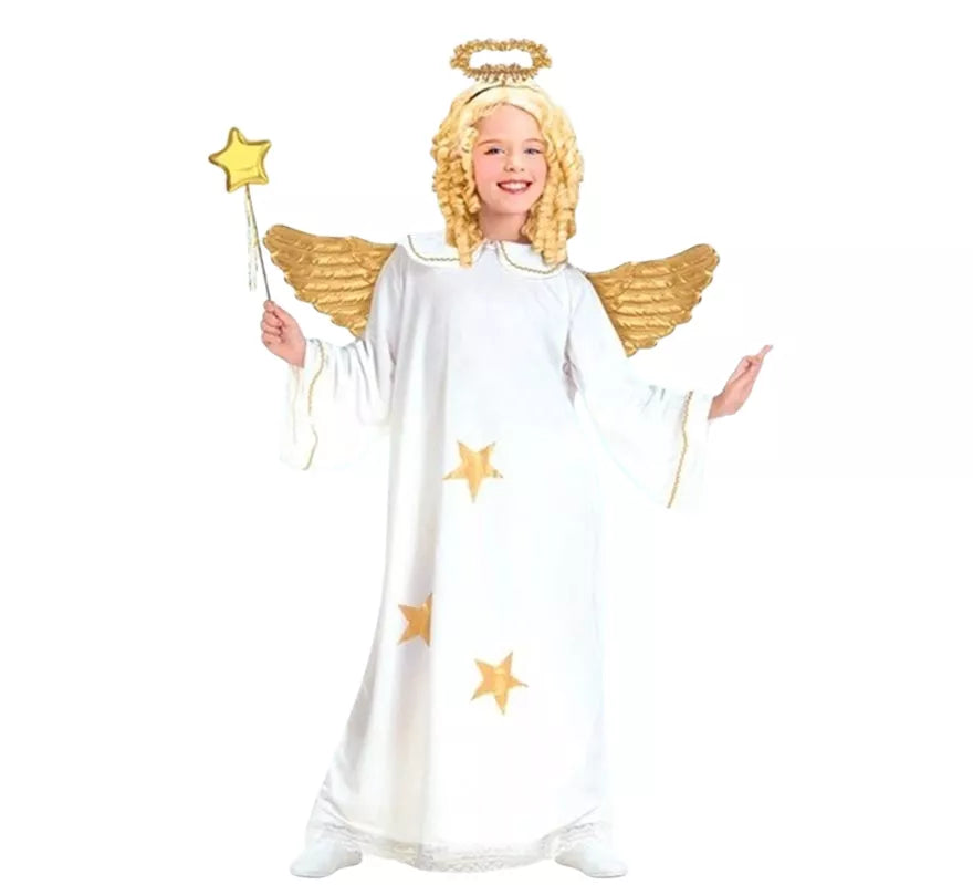 Translation missing: es.Disfraz de Ángel con Estrellas para niños