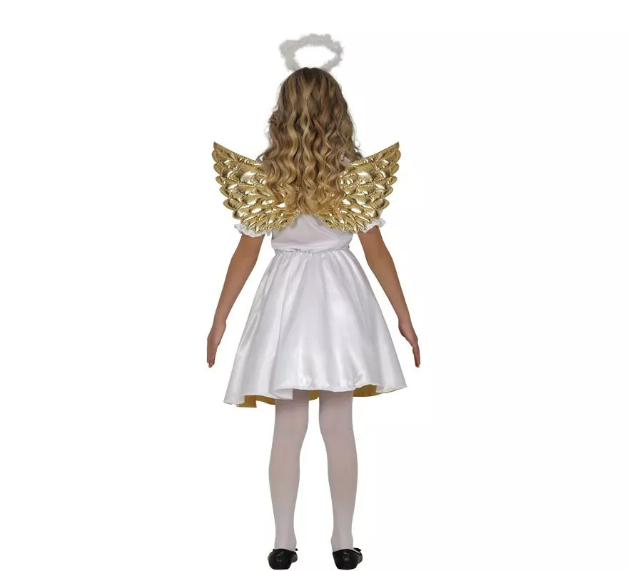 Translation missing: es.Disfraz de Ángel dorado para niña